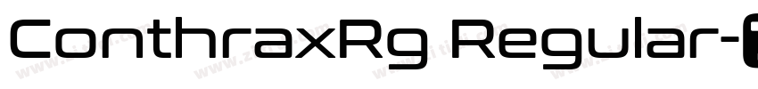 ConthraxRg Regular字体转换